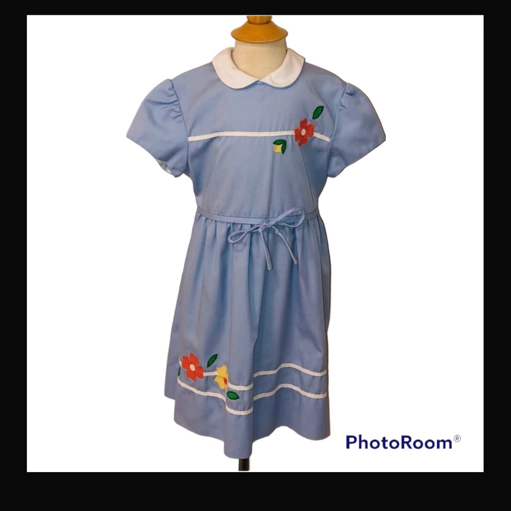 Vintage Sylvia Whyte Girls dress Size 5
